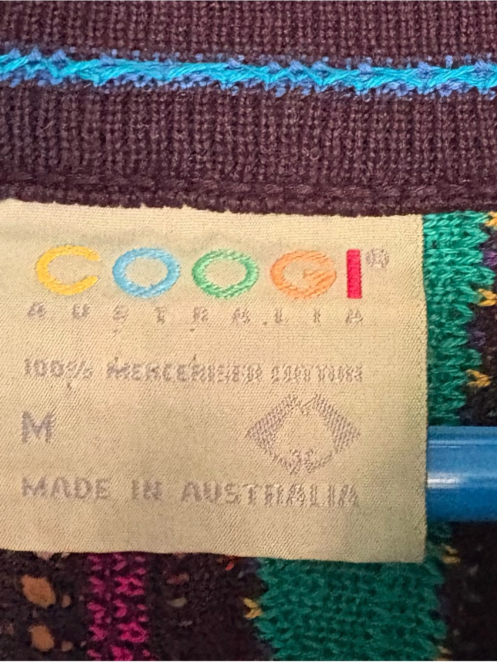 COOGI Rare Vintage 1990s Sweater. Medium - Picture 3 of 4
